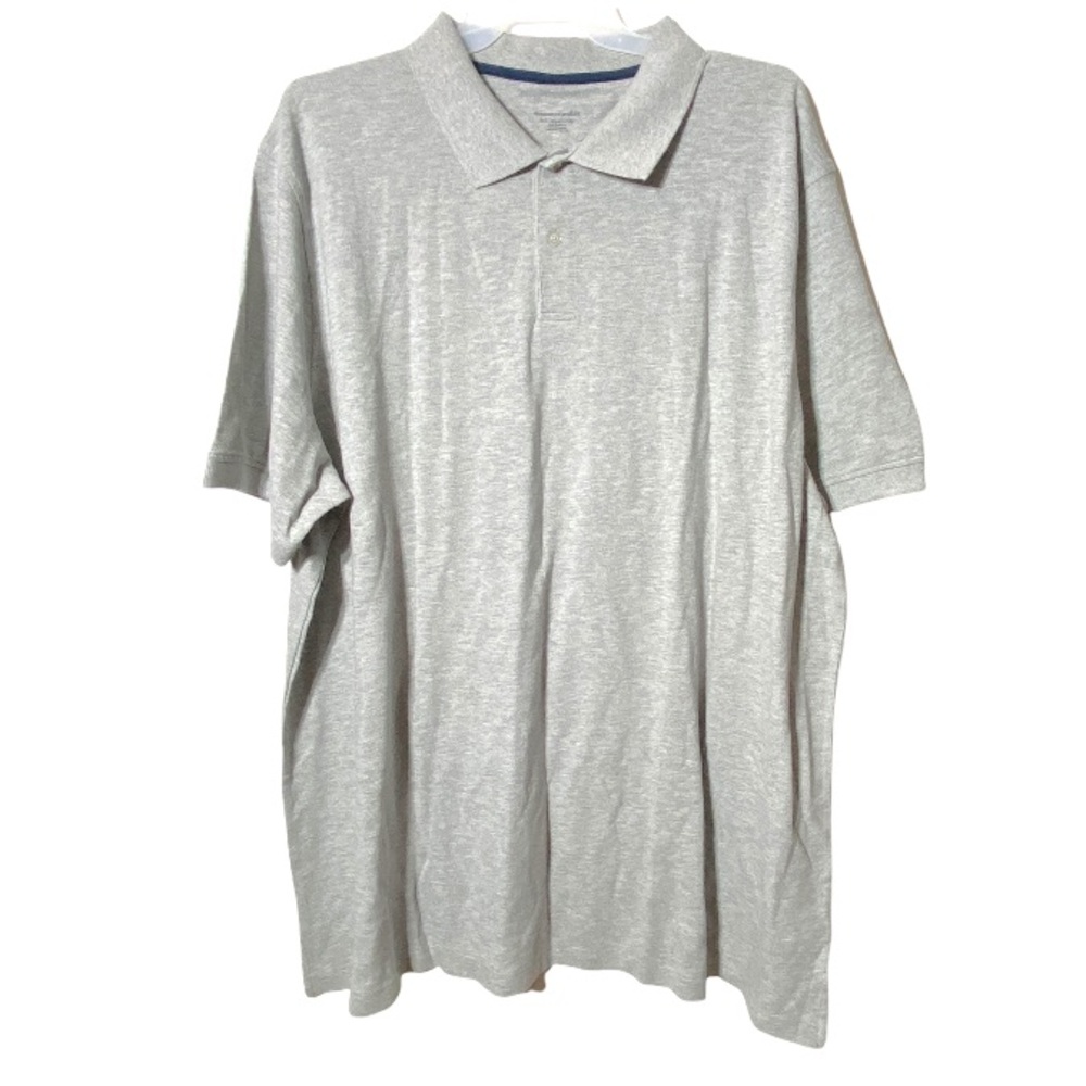 Amazon Essential Shirt Polo Casual Gray 5XL